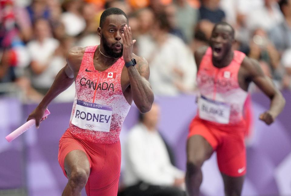 Canadian men's 4x100 team wins Olympic gold Yahoo Sports