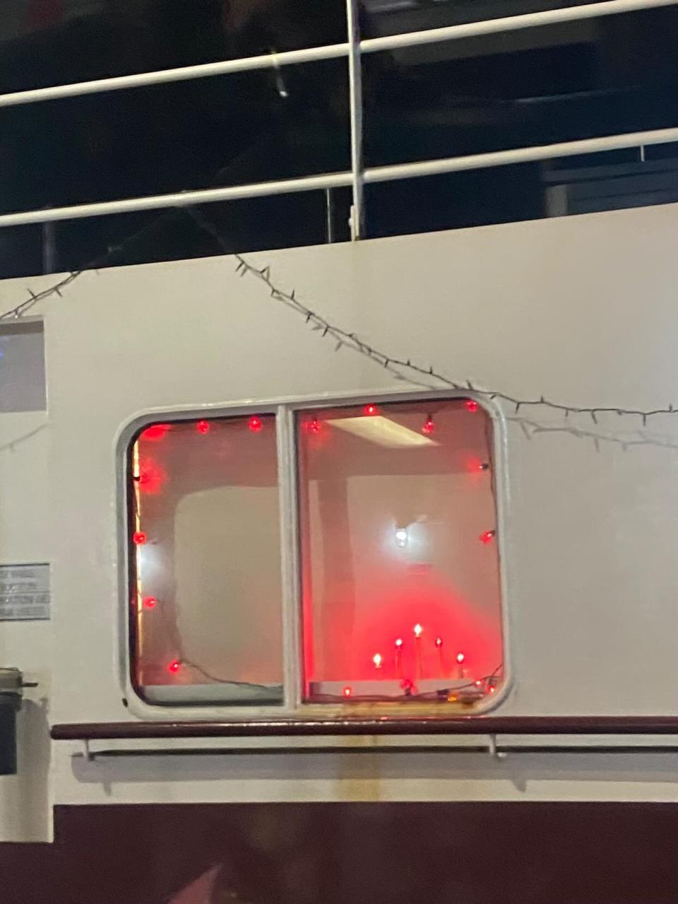 Batt said he received this photo from one of his followers, who said these candles are on display in the Gondola Point Ferry in Kings County, N.B.