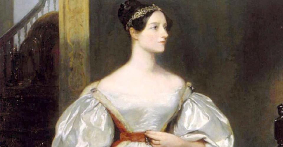 A manuscript written by Ada Lovelace, who's considered by many to be the first