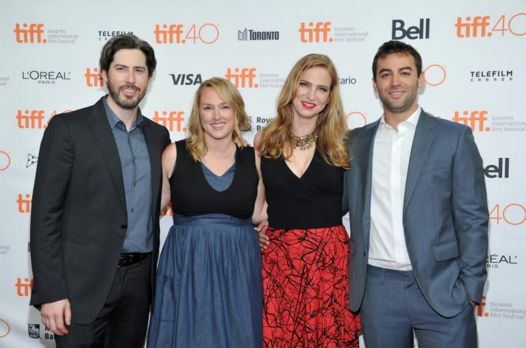 (L-R) Director Jason Reitman, producers Liz Tigelaar, Helen Estabrook and Zander Lehmann attend the "Casual" premiere during the 2015 Toronto International Film Festival on September 16, 2015