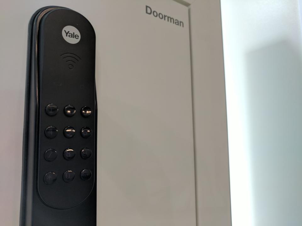 Yale’s Doorman lock lets you set a password that your delivery person can use to drop your packages in your house.