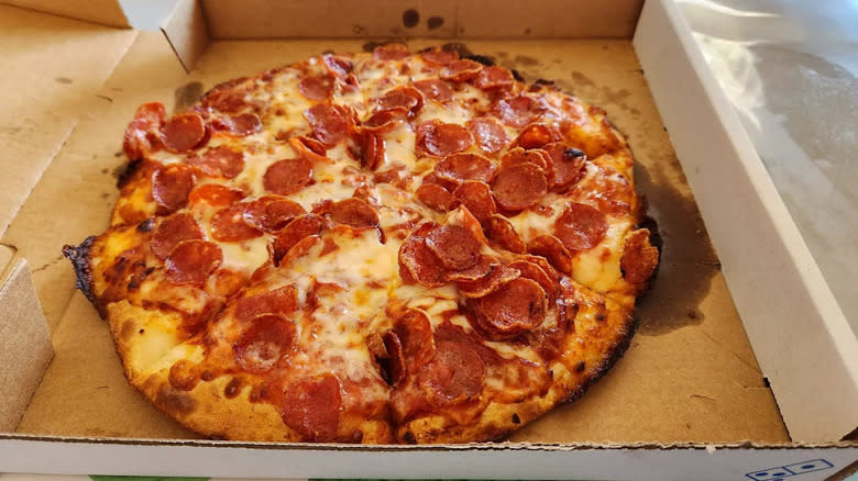 Domino's pepperoni pizza