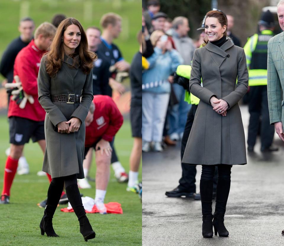 All the Times Kate Middleton Has Repeated Her Favorite Outfits