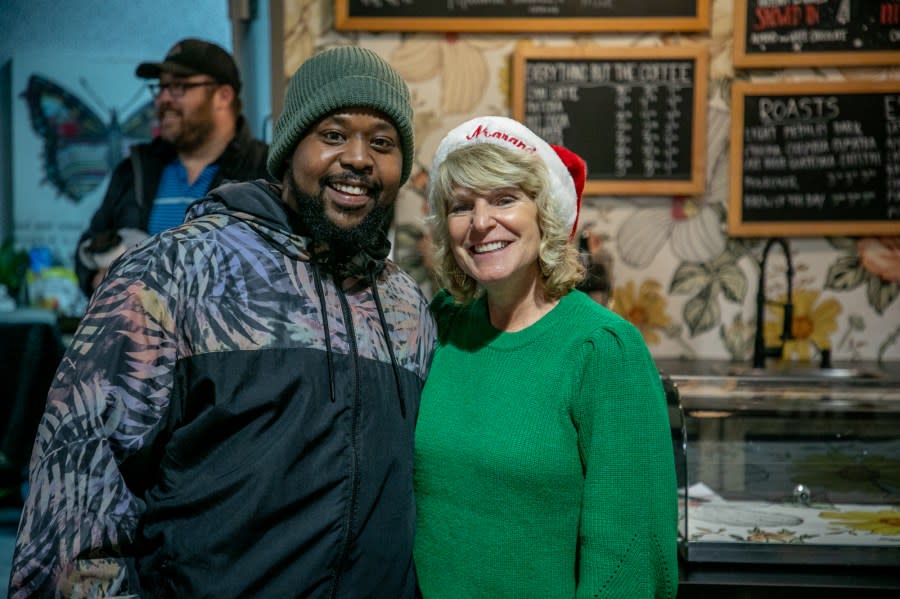 Maranda at the Angel Tree Christmas Party at Talsma Furniture near Grand Rapids on Nov. 30, 2023. (Michael Buck/WOOD TV8)