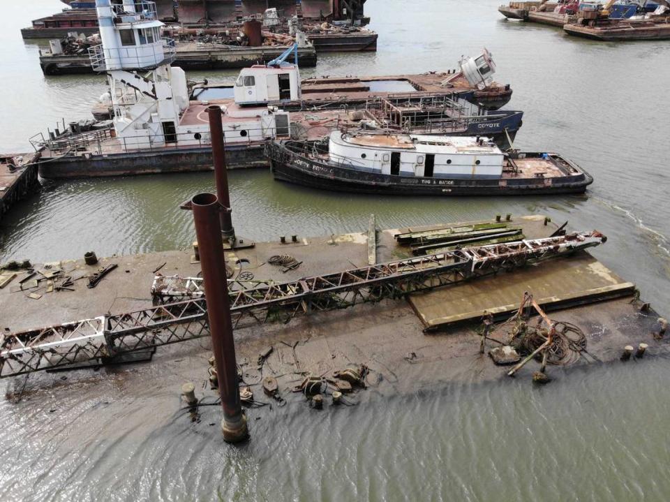 There are, as of June 24, 2022, more than 30 abandoned boats, barges and other vessels in Sacramento County, California waterways, creating health and safety hazards.