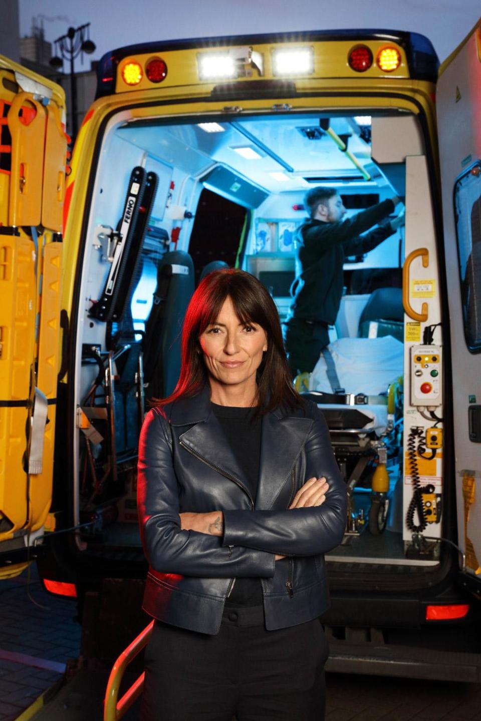 Milestone: Davina McCall will host the live insight into Leeds General Infirmary as part of the NHS birthday celebrations (Tony Ward / Optomen TV)