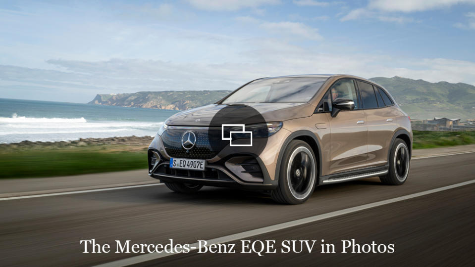 The Mercedes-Benz EQE SUV 500 4MATIC in Portugal.