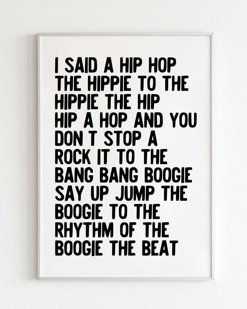 Rappers Delight Poster