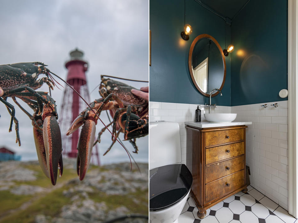 Lobsters and a toilet at Pater Noster
