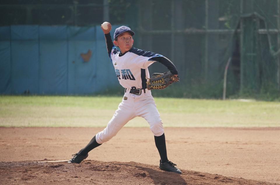 雲縣東和吳旗帆6局完投領勝。（學生棒聯提供）