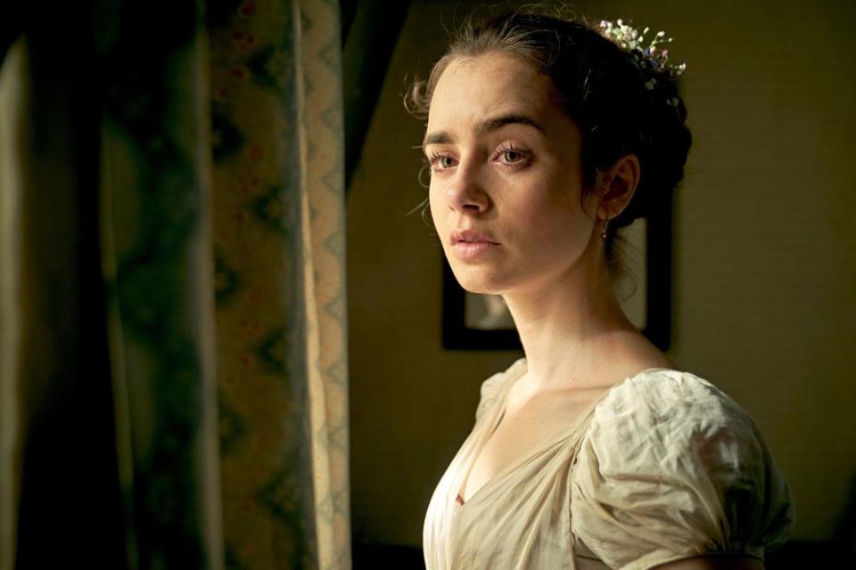 Lily Collins as Fantine | Courtesy of PBS