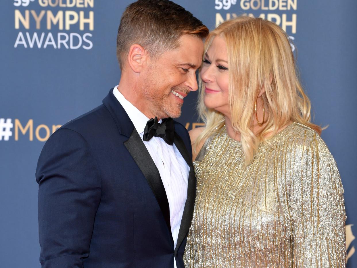 MONTE-CARLO, MONACO - JUNE 18: Rob Lowe and wife Sheryl Berkoff attend the closing ceremony of the 59th Monte Carlo TV Festival on June 18, 2019 in Monte-Carlo, Monaco.