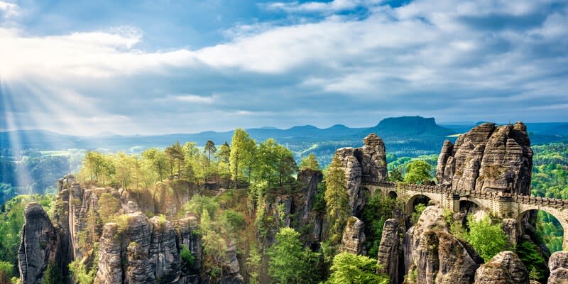 Das Sandsteingebirge in der sächsischen Schweiz<span class="copyright">Getty Images</span>