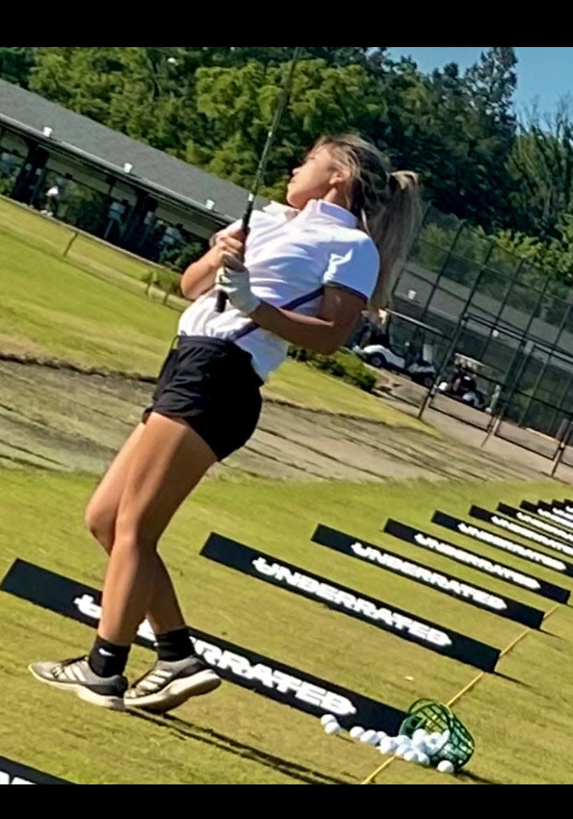Jolei Adkins a graduate of Clovis High School competed on the UNDERRATED Golf Tour during the summer of 2023. Founded by Steph Curry of the NBA, Adkins credits playing on courses in Clovis and Carlsbad for sharpening her golf skills.