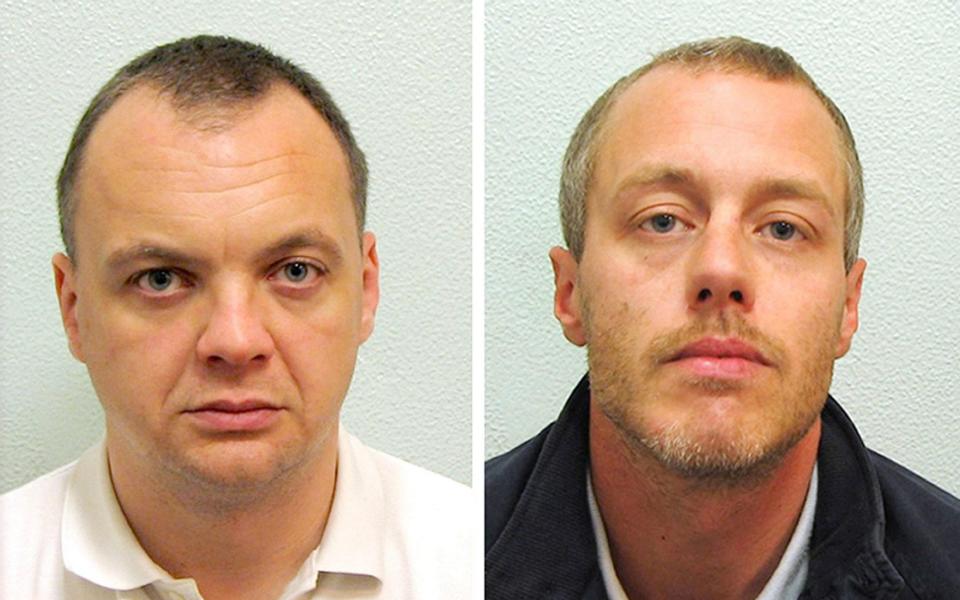 Gary Dobson (left) and David Norris, were convicted under joint enterprise in 2012 for the 1993 murder of Stephen Lawrence, who was stabbed to death by a gang in a racially motivated murder in Eltham -  CPS/PA Wire/ CPS/PA Wire