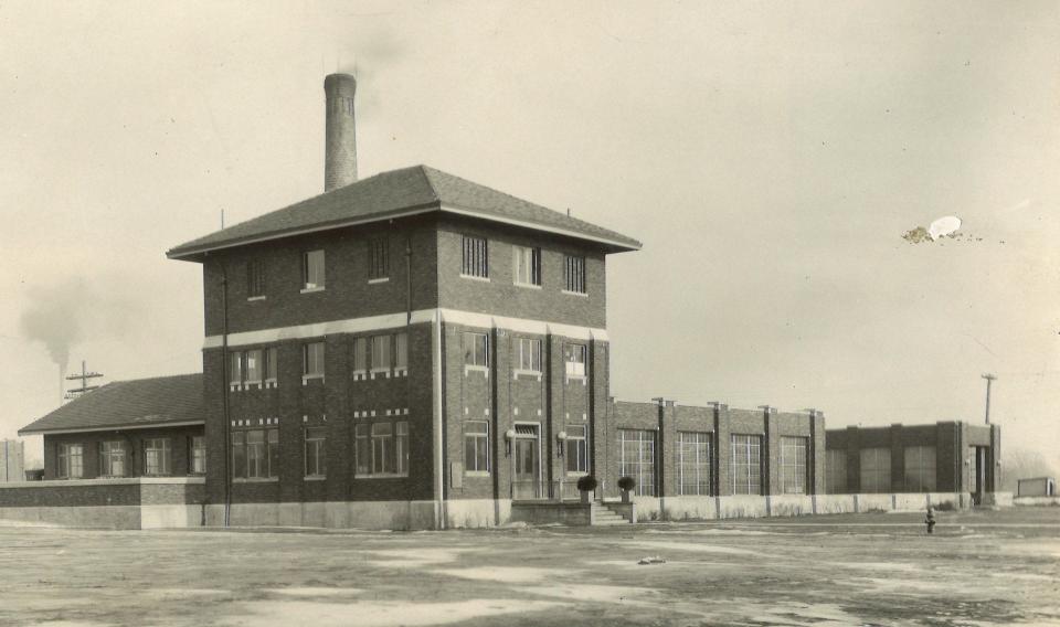Monroe Water Treatment Plant is shown in this historic photo. The plant is celebrating 100 years of operation Friday.