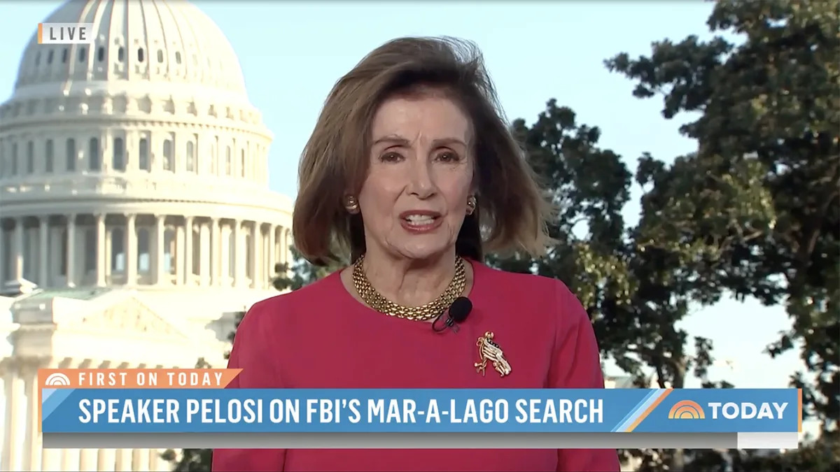 Pelosi: FBI search of Trump's Mar-a-Lago shows 'no person is above the law'