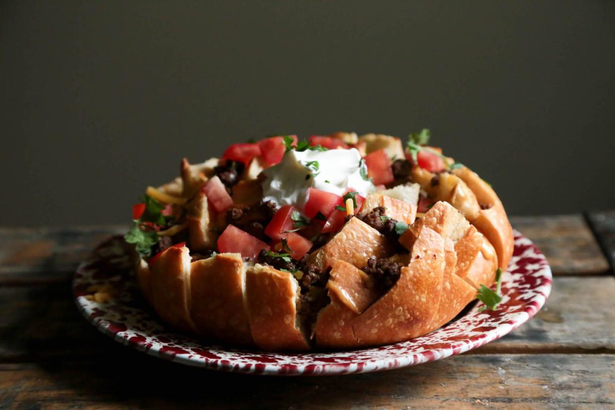 Easy Taco Pull Apart Bread