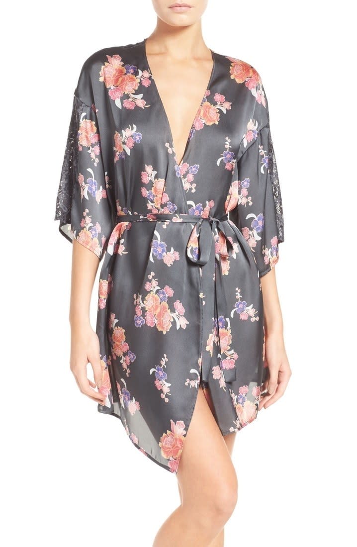 <p>A spring-appropriate silk robe she'll love slipping on in the mornings.</p><p><em>Chelsea 28 All You Need Kimono, $59. [nordstrom.com(http://shop.nordstrom.com/s/chelsea28-all-you-need-kimono/4417766?origin=category-personalizedsort&fashioncolor=CORAL%20PEACH)</em></p>