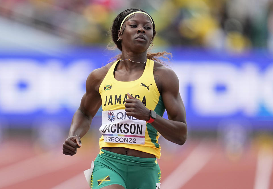 Jamaica's Shericka Jackson a noshow at 200 meters and won't race for