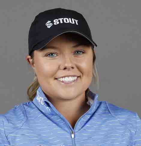 Lauren Stephenson leads the Epson Tour Atlantic Beach Classic by two shots entering Saturday's final round.