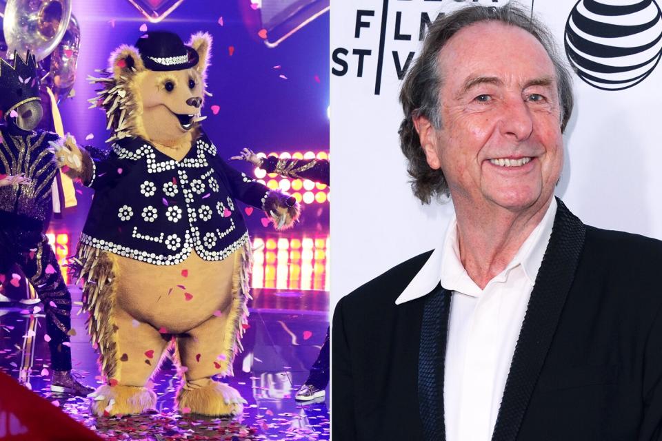 Eric Idle THE MASKED SINGER. Hedgehog