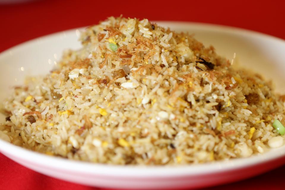 Fried rice with XO sauce.