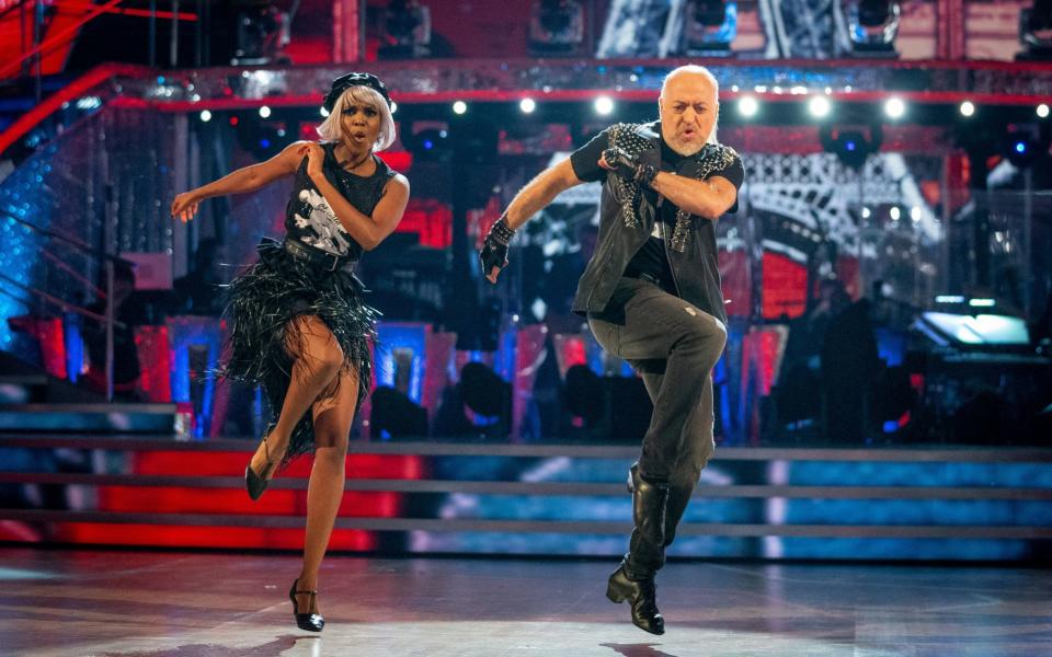 Bill Bailey and Oti Mabuse - BBC/PA