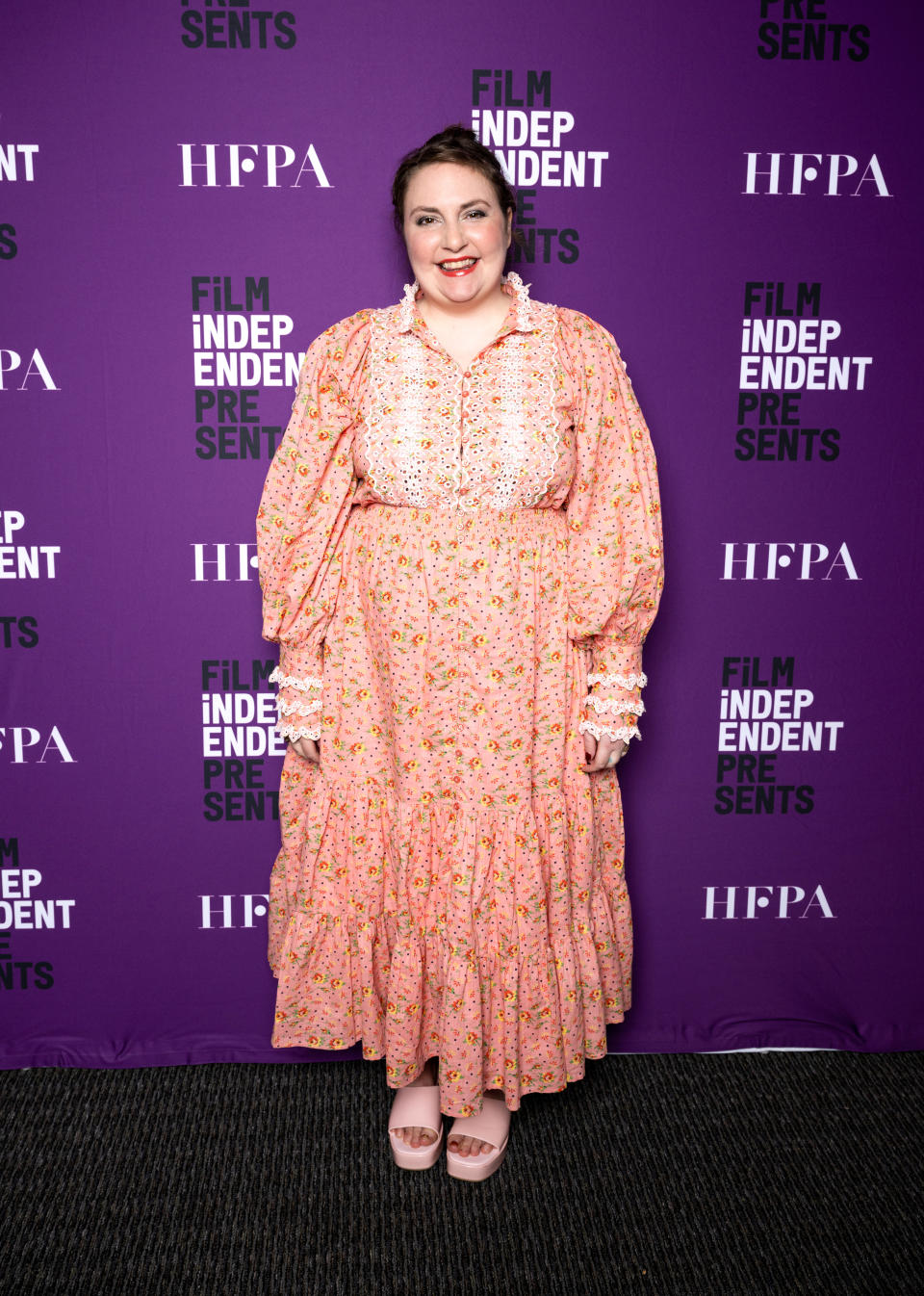 Stock picture of Lena Dunham who has undergone a total hysterectomy. (Getty Images)