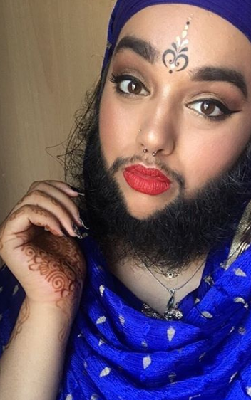 British model Harnaam Kaur is an outspoken anti-bullying activist. Photo: Instagram/harnaamkaur