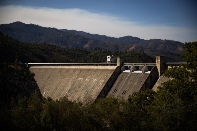 Shasta Dam on August 3, 2021.