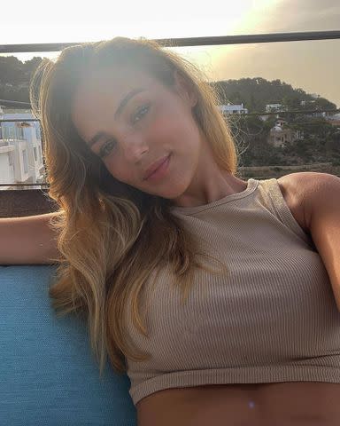 <p>Heidi Berger Instagram</p> Heidi Berger in Ibiza, Spain in July 2023.