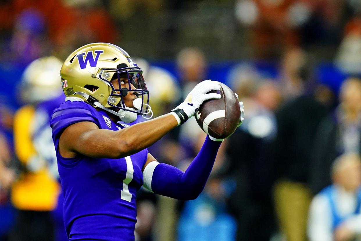 Washington's Rome Odunze is one of the top wide receivers in the draft.