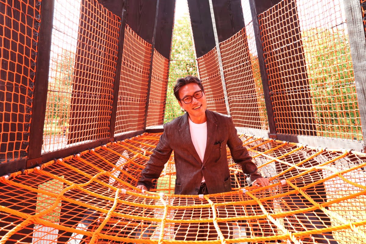 Korean architect Minsuk Cho at the Serpentine Pavilion (Matt Writtle)