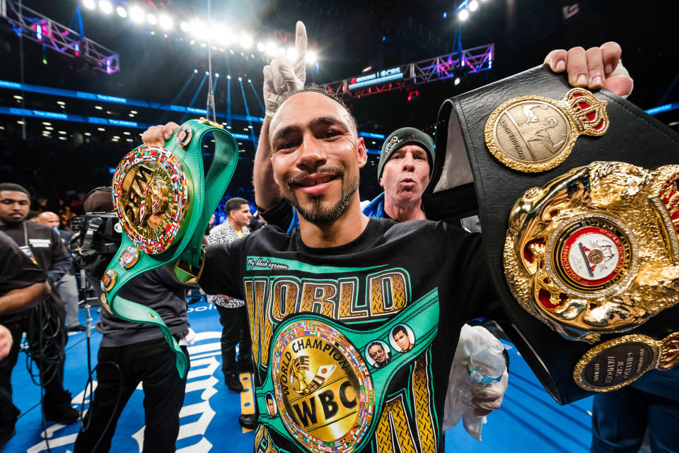 Keith Thurman’s welterweight title unification victory over Danny Garcia on March 4 on CBS drew more than 5 million viewers. (Getty Images)