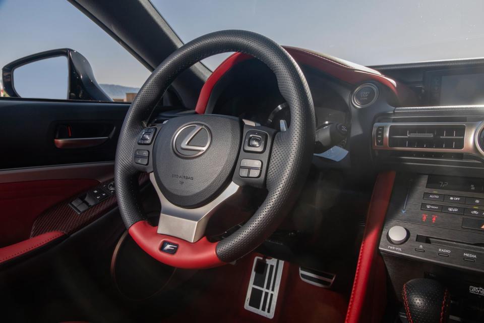 <p>Lexus will ask $65,775 for the standard 2020 RC F and $97,675 for the Track Edition, both of which will be at dealers before summer.</p>