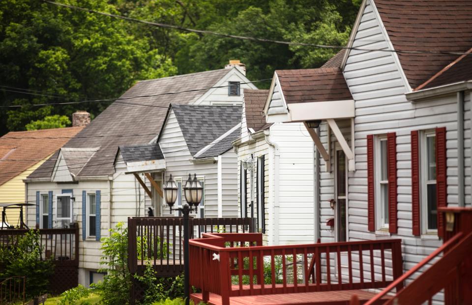 In the 1940s, when many of the homes were built on Ashbrook Drive in West Price Hill, they were considered starter homes. But in the last few years, corporations like VineBrook, based in Texas, have bought up the homes to turn into rentals.