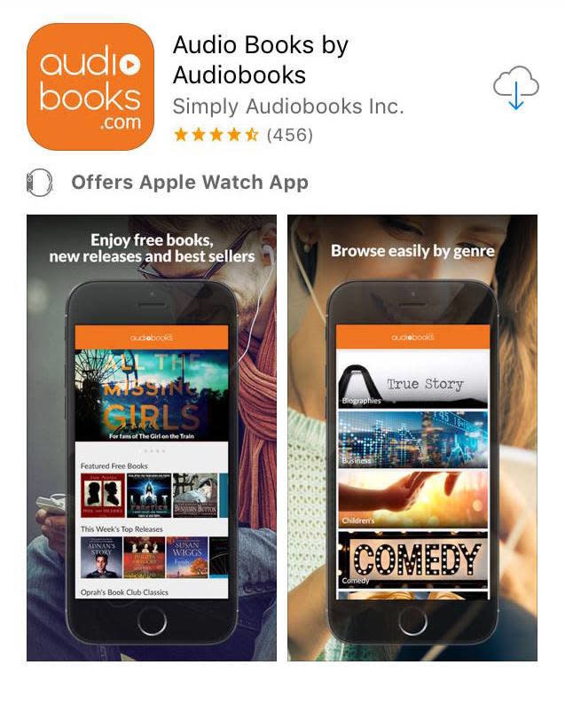 The robust "Free Books" section of the <a href="http://www.audiobooks.com/learn_more" target="_blank">Audio Books app by audiobooks.com</a> works for road-trippers who you don&rsquo;t have a fancy audiobooks subscription but would like a title to pass the time.