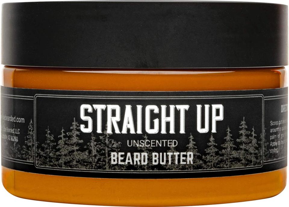 Live Bearded Straight Up Unscented Beard Butter; beard balm vs oil