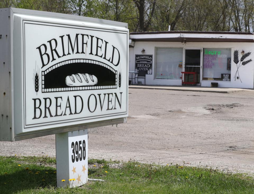 The Brimfield Bread Oven is on Route 43.