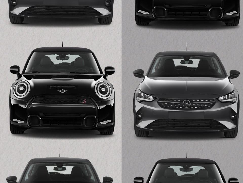 Der Opel Corsa und der Mini gehören zu den beliebtesten Kleinwagen des Jahres.  - Copyright: PR/Business Insider