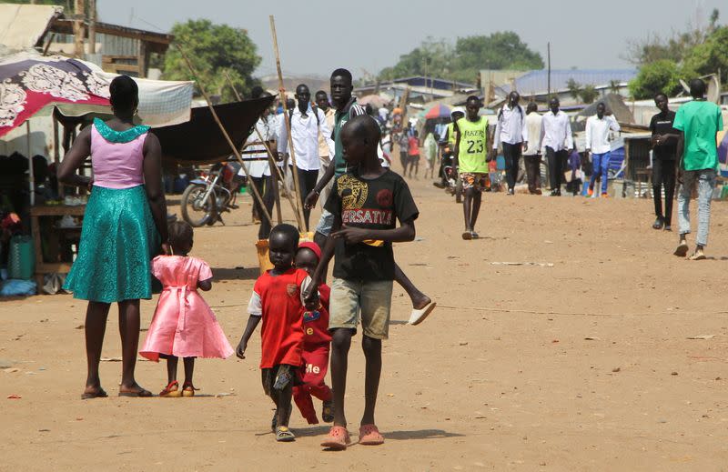 FILE PHOTO: South Sudan's displaced by war seek hope in Pope's visit in Juba