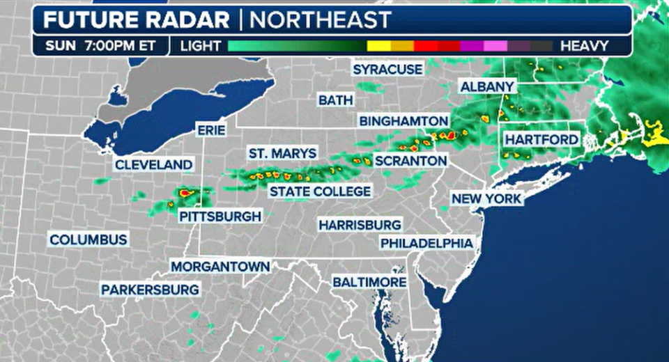 Northeast Futurecast for Sunday