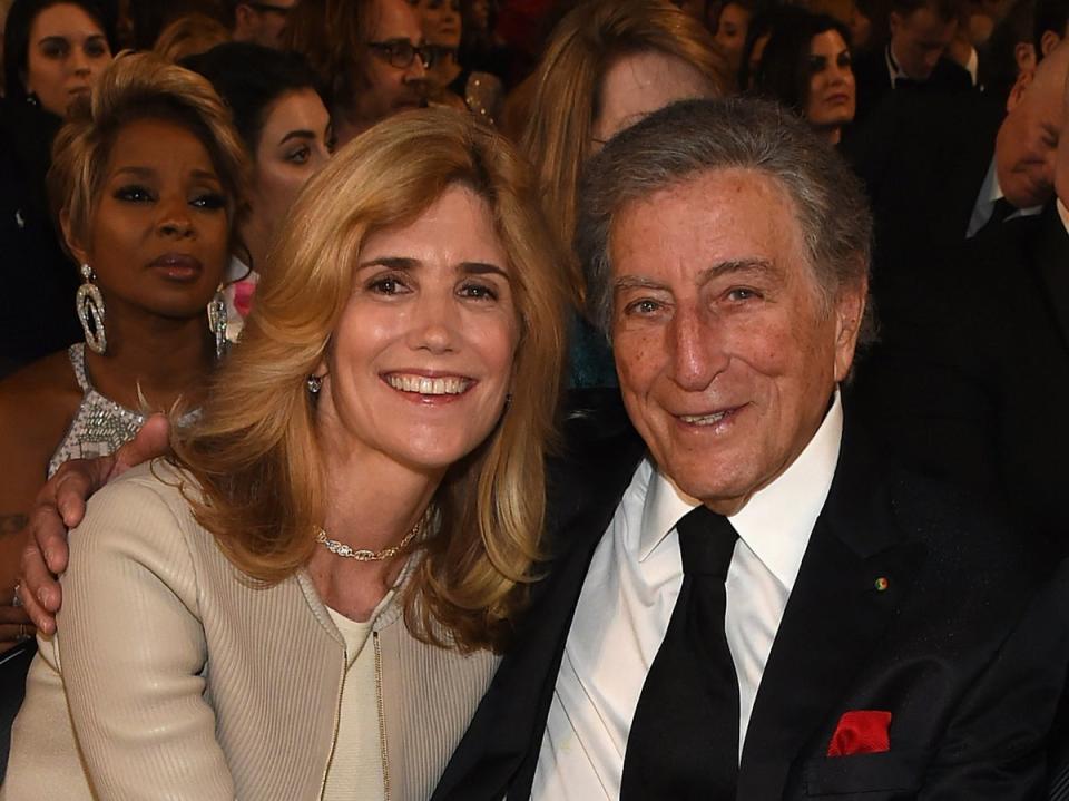 Susan Benedetto and Tony Bennett (Getty Images for NARAS)