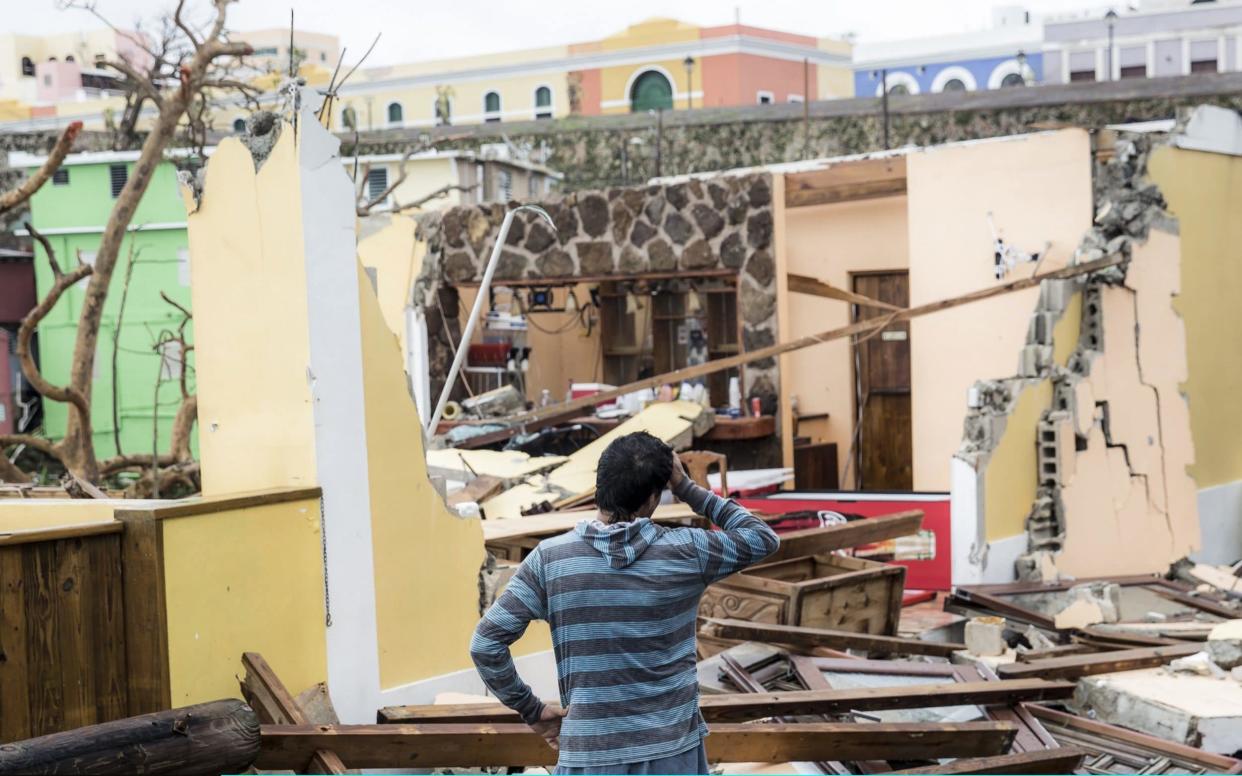 Aftermath of Hurricane Maria in La Perla, Puerto Rico - Getty Images South America