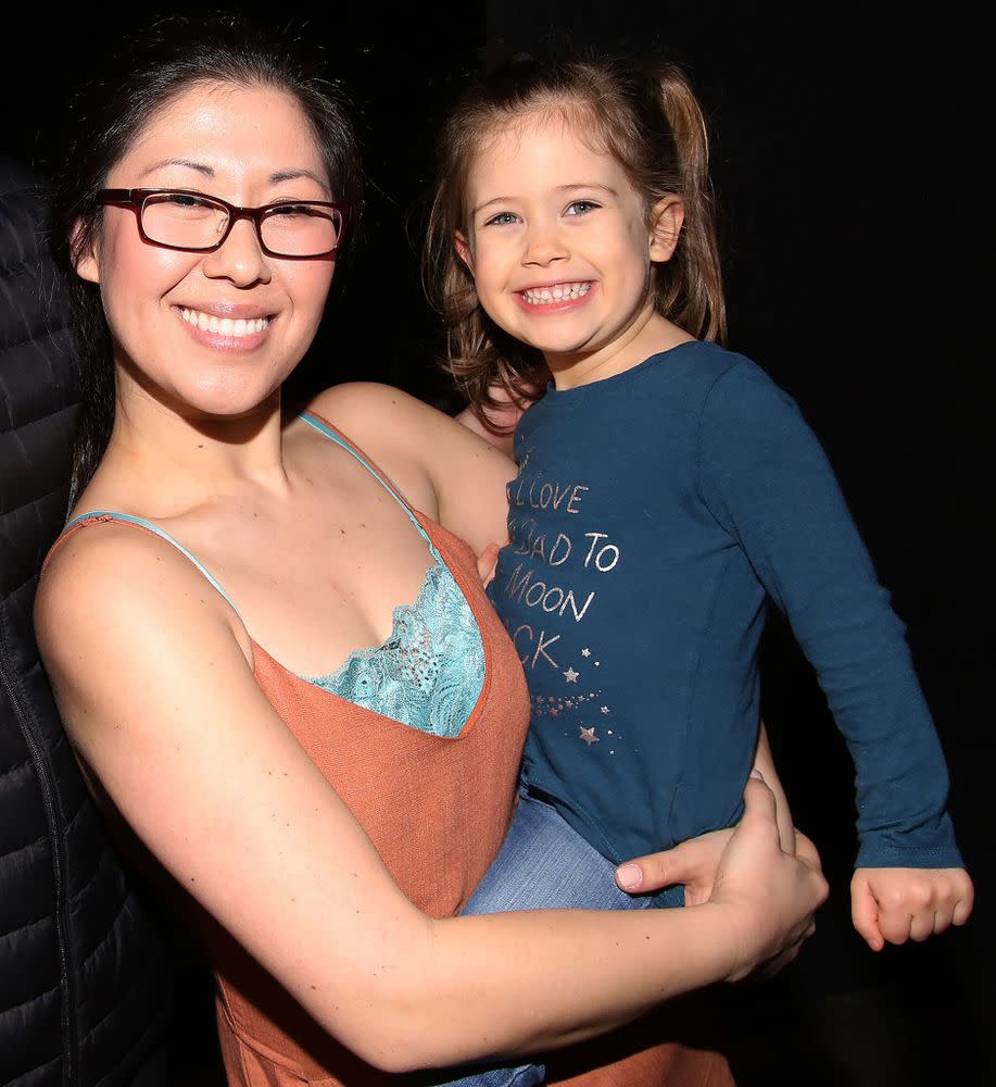 Ruthie Ann Miles and daughter Abigail