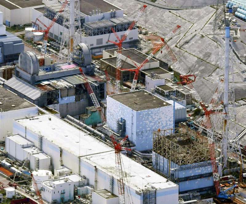日本福島第一核電廠。（美聯社）