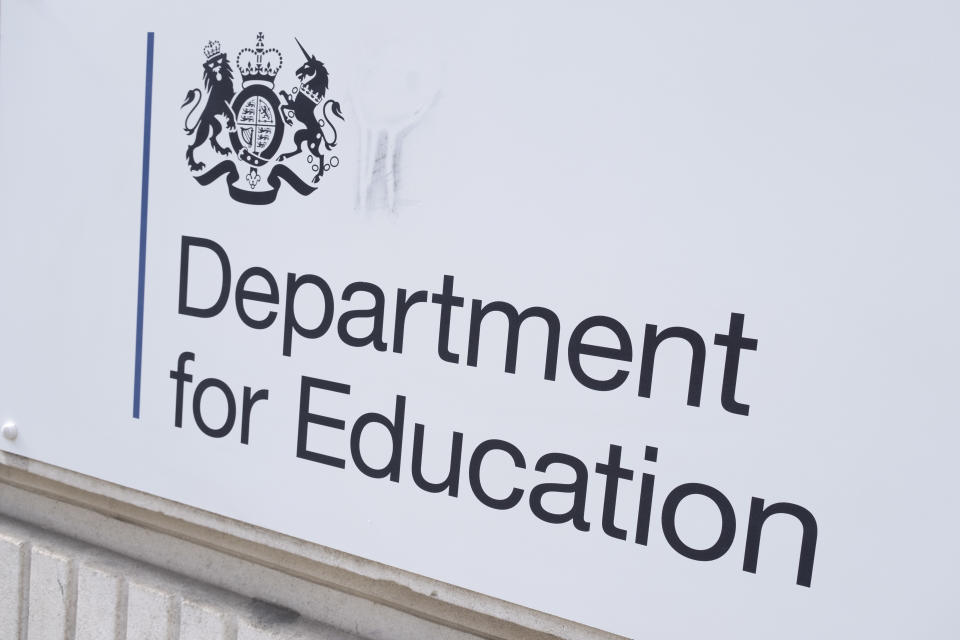 Department for Education on 4th september 2020 in London, England, United Kingdom. The Department for Education is responsible for education, childrens services, higher and further education policy, apprenticeships and wider skills in England, and equalities. (photo by Mike Kemp/In Pictures via Getty Images)