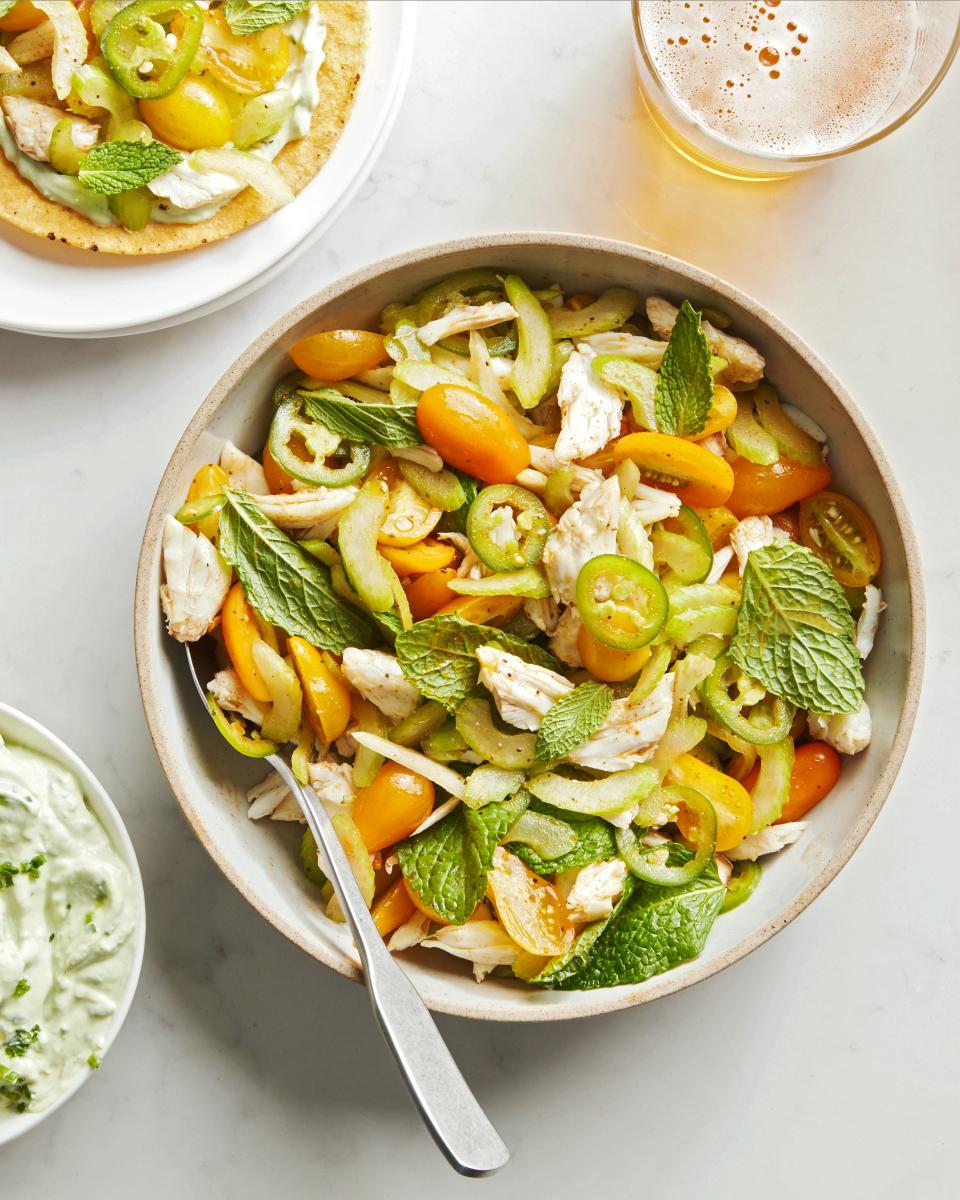 Crab salad + Avocado dip + Fresh tostada = Your best life