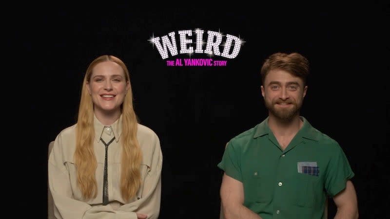 Interview: Daniel Radcliffe & Evan Rachel Wood on Weird: The Al Yankovic Story's Intense Makeout Sessions